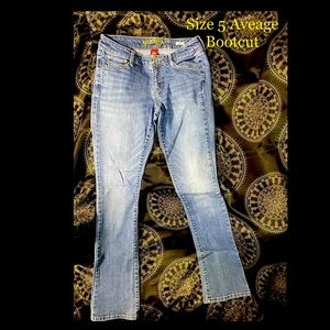 Arizona Jeans, Color: Médium Mischievous, size 5 Average Bootcut